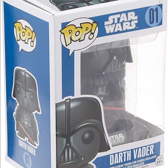 Star Wars Darth Vader Bobble Head Vinyl Figure - Picture 3 of 11